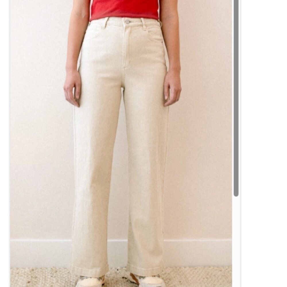 NWOT ABRAND 94 High & Wide Jean in Clay Tan in Size 30